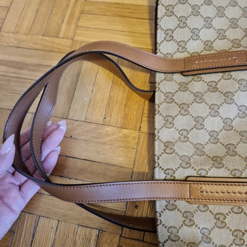 Gucci Monogram Canvas Tote Bag - Picture 10 of 16